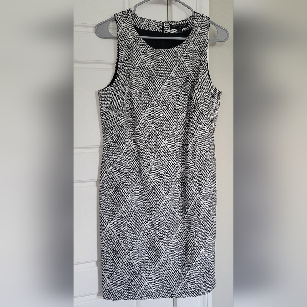 Banana Republic Checkered Midi Dress